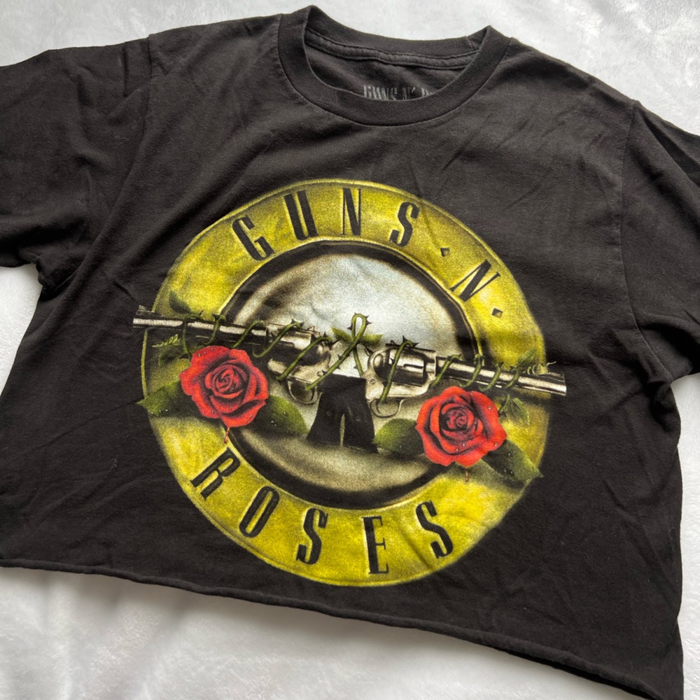 Guns N’ Roses Cropped Graphic T-Shirt
